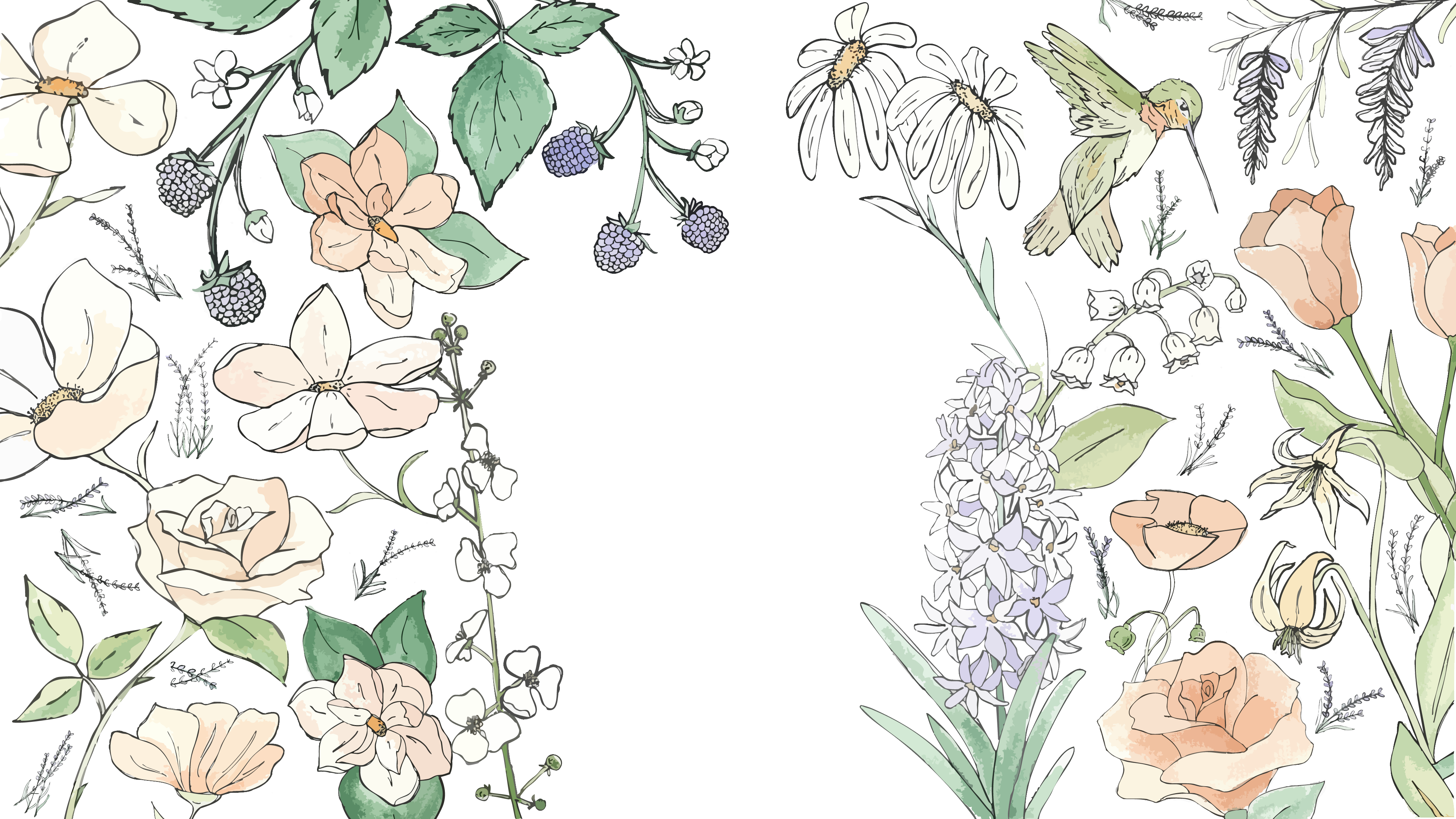 Flowers overlay